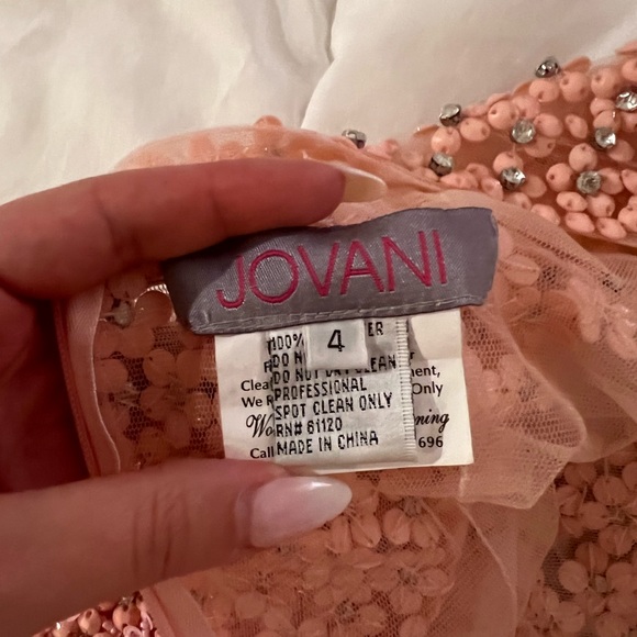 Pink Beaded Tulle Evening Gown w/ Overlay Skirt - Picture 10 of 12